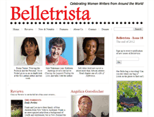 Tablet Screenshot of belletrista.com